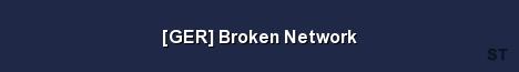 GER Broken Network Server Banner