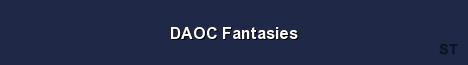 DAOC Fantasies Server Banner