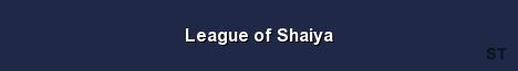 League of Shaiya Server Banner