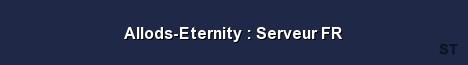 Allods Eternity Serveur FR Server Banner