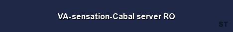 VA sensation Cabal server RO Server Banner