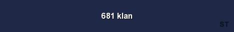681 klan Server Banner