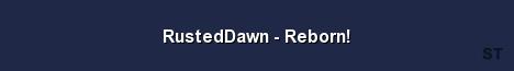 RustedDawn Reborn Server Banner