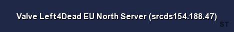 Valve Left4Dead EU North Server srcds154 188 47 Server Banner