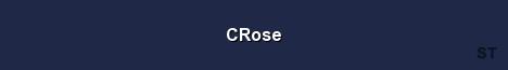 CRose Server Banner
