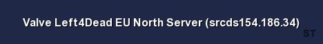 Valve Left4Dead EU North Server srcds154 186 34 Server Banner