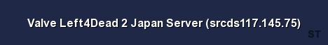 Valve Left4Dead 2 Japan Server srcds117 145 75 Server Banner