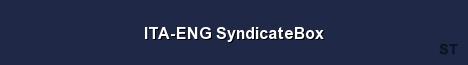 ITA ENG SyndicateBox Server Banner