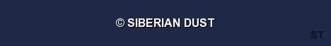 SIBERIAN DUST Server Banner
