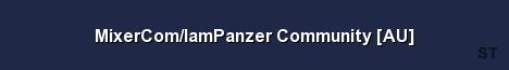 MixerCom IamPanzer Community AU Server Banner