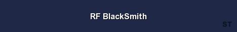 RF BlackSmith Server Banner