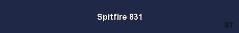 Spitfire 831 Server Banner
