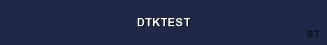 DTKTEST Server Banner