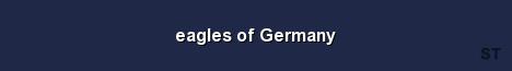 eagles of Germany Server Banner