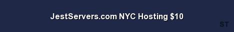 JestServers com NYC Hosting 10 Server Banner