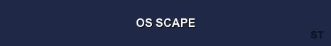 OS SCAPE Server Banner