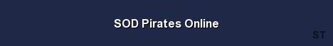 SOD Pirates Online Server Banner