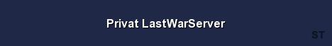 Privat LastWarServer Server Banner