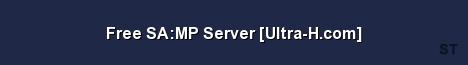 Free SA MP Server Ultra H com Server Banner