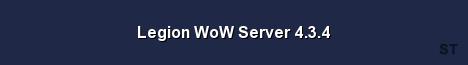 Legion WoW Server 4 3 4 