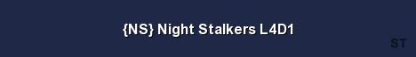 NS Night Stalkers L4D1 Server Banner