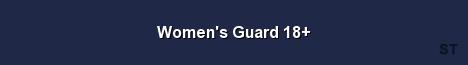 Women s Guard 18 Server Banner