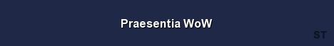 Praesentia WoW Server Banner