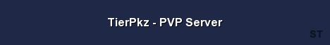 TierPkz PVP Server Server Banner