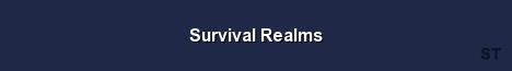 Survival Realms Server Banner