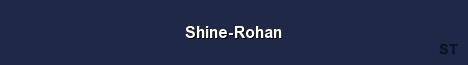 Shine Rohan 