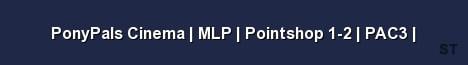 PonyPals Cinema MLP Pointshop 1 2 PAC3 