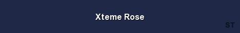 Xteme Rose Server Banner