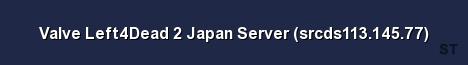 Valve Left4Dead 2 Japan Server srcds113 145 77 