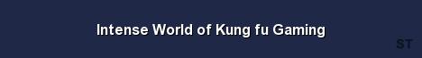 Intense World of Kung fu Gaming Server Banner