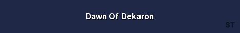 Dawn Of Dekaron Server Banner