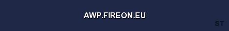 AWP FIREON EU Server Banner