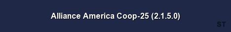 Alliance America Coop 25 2 1 5 0 Server Banner