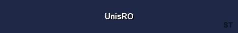 UnisRO Server Banner
