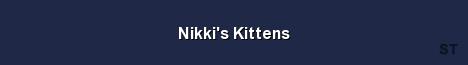 Nikki s Kittens Server Banner