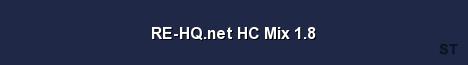 RE HQ net HC Mix 1 8 Server Banner