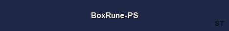 BoxRune PS Server Banner