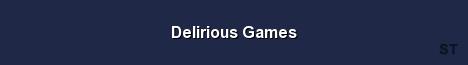 Delirious Games Server Banner