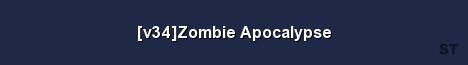 v34 Zombie Apocalypse Server Banner