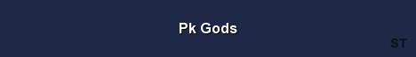 Pk Gods Server Banner