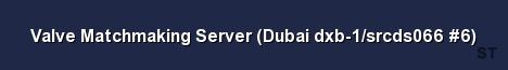 Valve Matchmaking Server Dubai dxb 1 srcds066 6 Server Banner