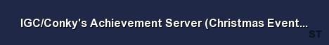 IGC Conky s Achievement Server Christmas Event Norm Server Banner