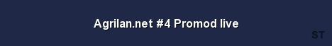 Agrilan net 4 Promod live Server Banner