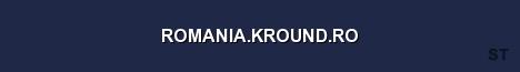 ROMANIA KROUND RO Server Banner