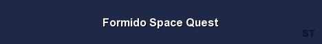 Formido Space Quest Server Banner