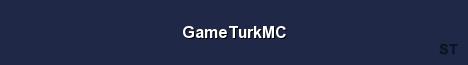 GameTurkMC Server Banner